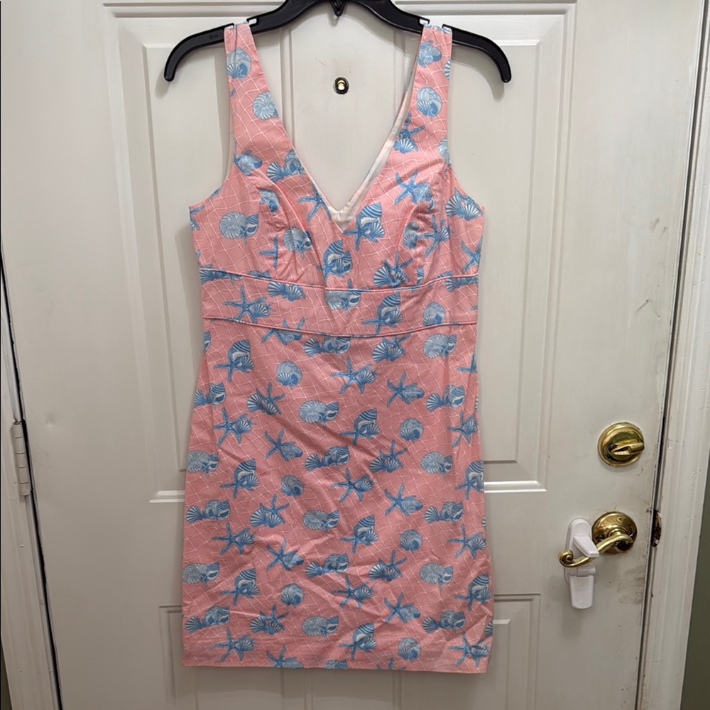 Vineyard Vines Pink and Blue Floral Mini Dress